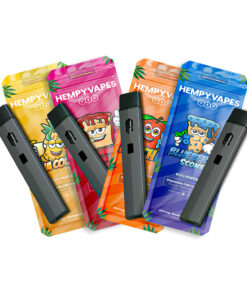 4 HempyVapes engangsvapes med enhet