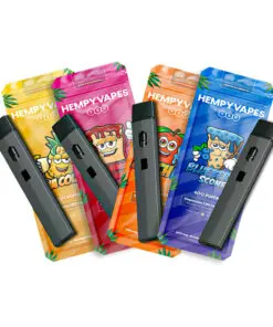 4 HempyVapes engangsvapes med enhet
