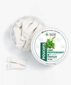 CBD pouches peppermint boks