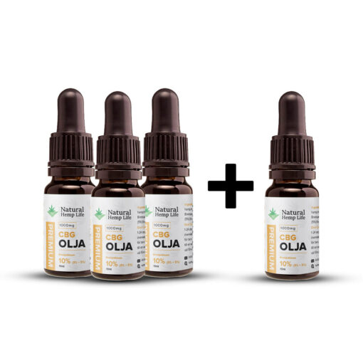 4 for 3 – CBG olje 10%