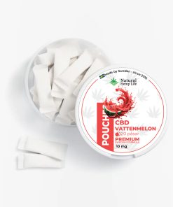 CBD pouches vannmelon boks