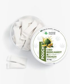 CBD pouches bergamot boks